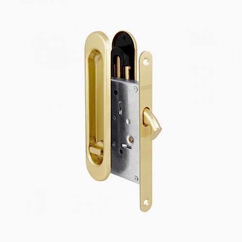 Набор для раздвижных дверей с фиксатором , золото Набор для раздвижных дверей с фиксатором , золото